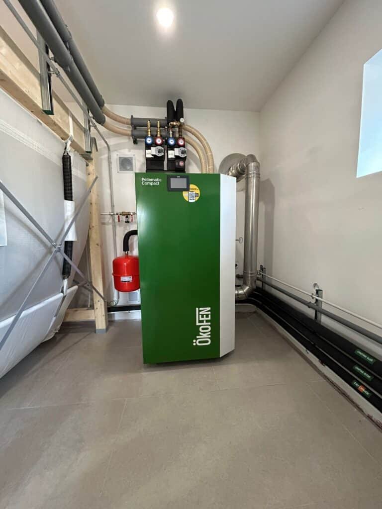 chaufferie granule Okofen 1 - Belair Chauffage Montbéliard