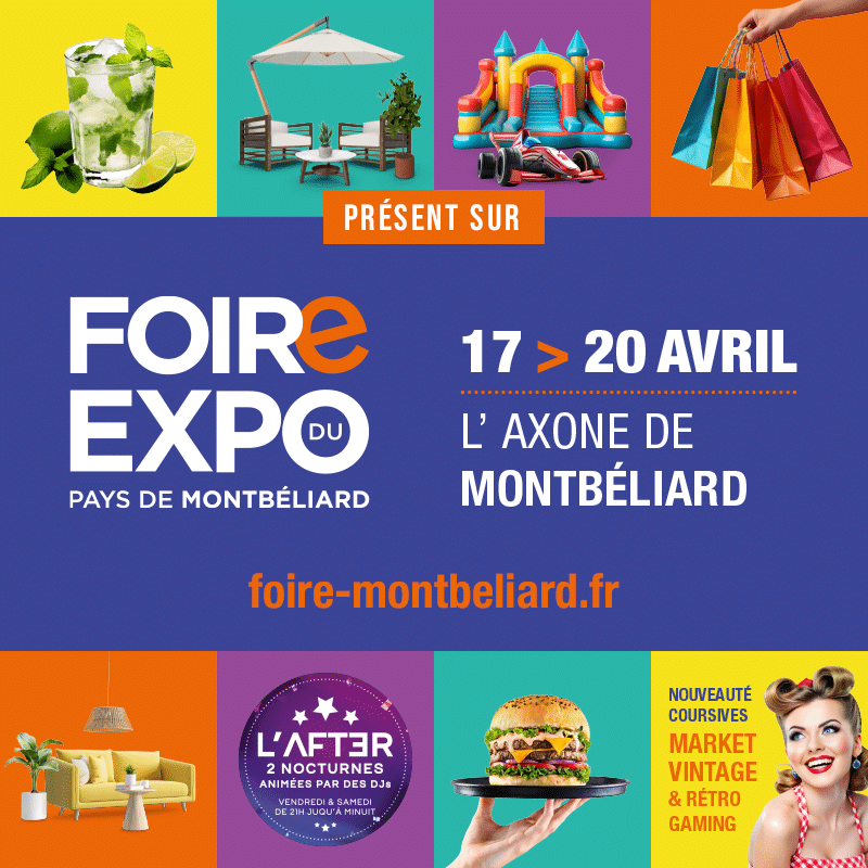 BEL’AIR vous donne rendez-vous à la Foire Expo du Pays de Montbéliard du 17 au 20 avril 1 - Belair Chauffage Montbéliard foire expo montbeliard 2026 01 - Belair Chauffage Montbéliard