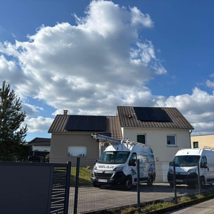 pose d un ensemble photovoltaïque