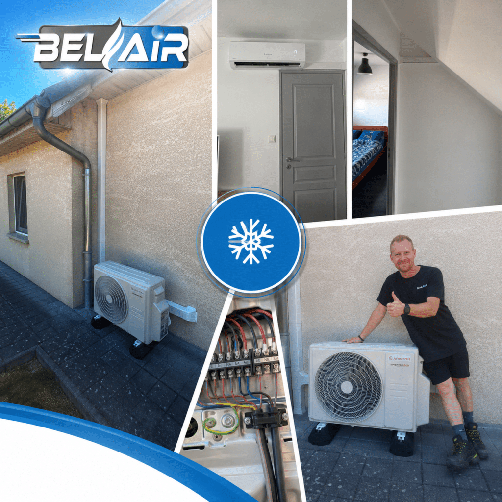 Installation d'une climatisation réversible à Grand-Charmont : une réalisation signée BEL'AIR 1 - Belair Chauffage Montbéliard Installation climatisation Grand Charmont - Belair Chauffage Montbéliard